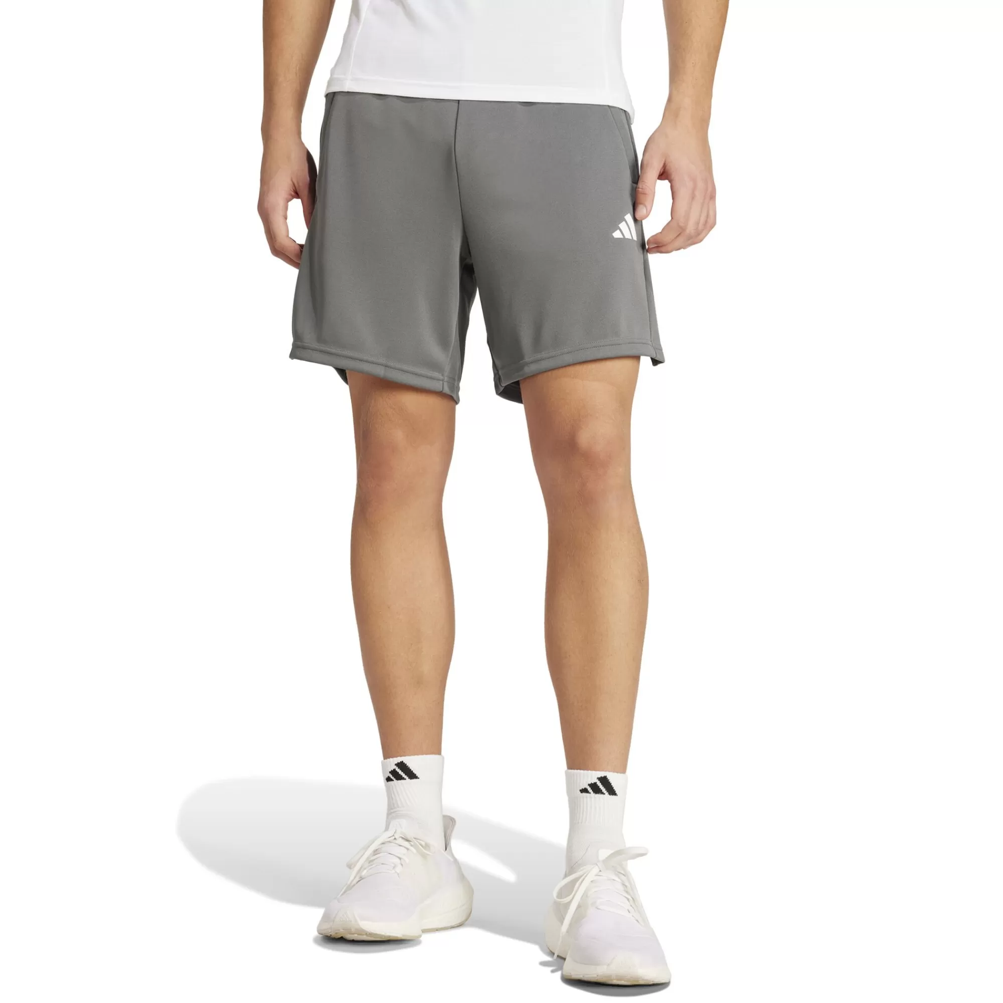 Training Essentials Stretch Shorts Men - Dark Grey>adidas Hot
