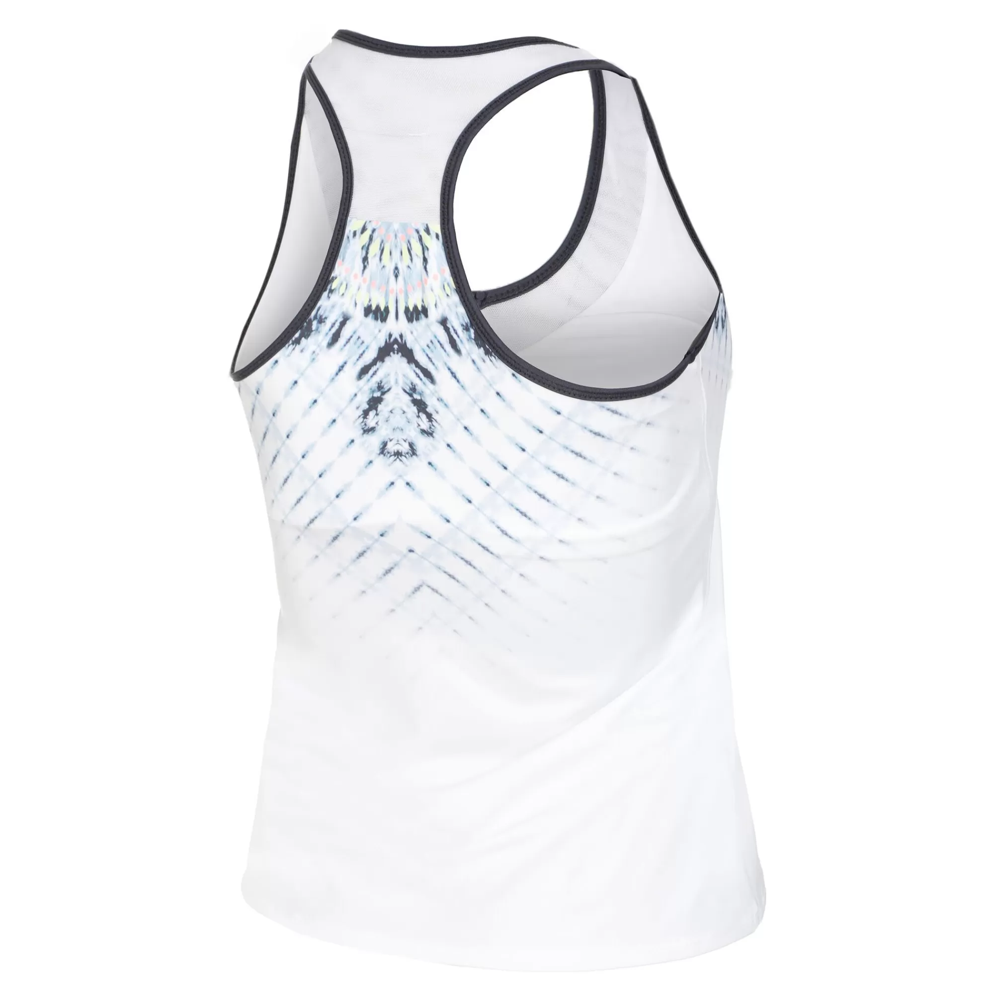 Tye Dye Groove Tank Top Women - White, Blue>Lucky in Love Clearance