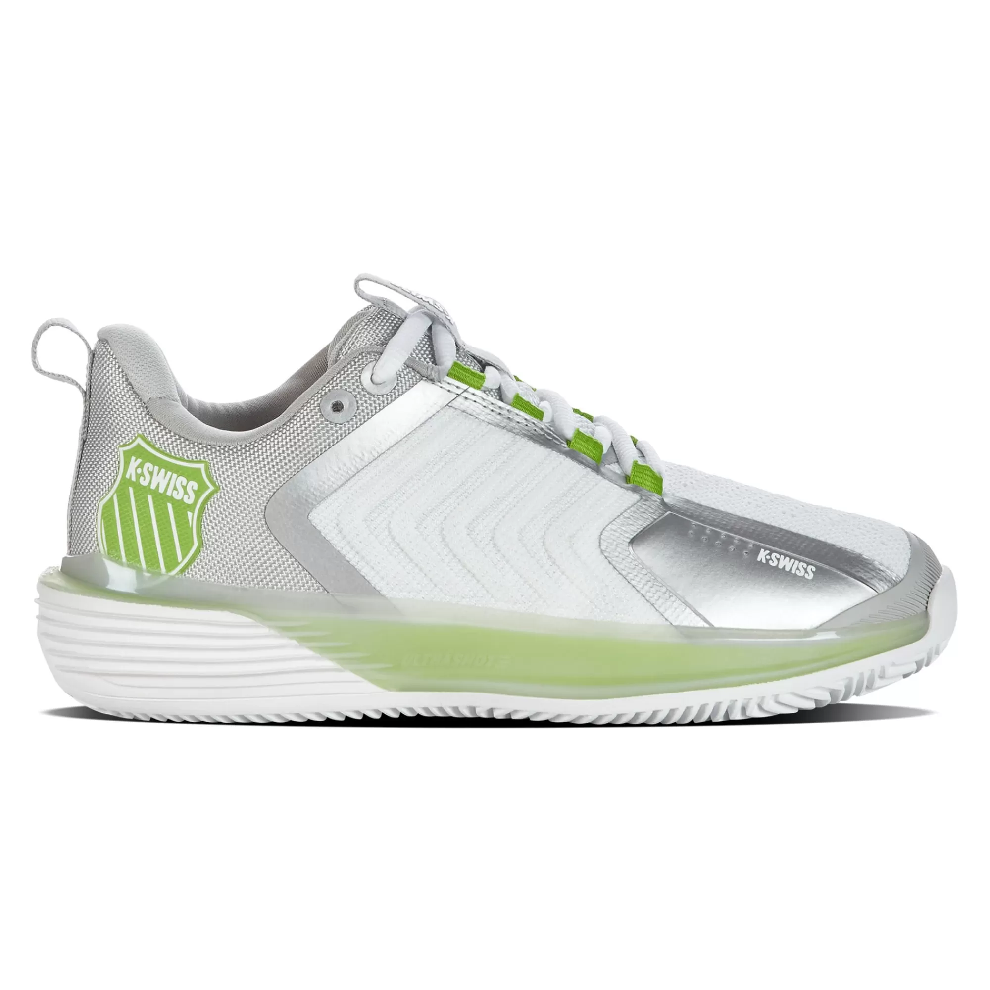 Ultrashot 3 CLAY Clay Court Shoe Women - White, Lightgrey>K-Swiss Online