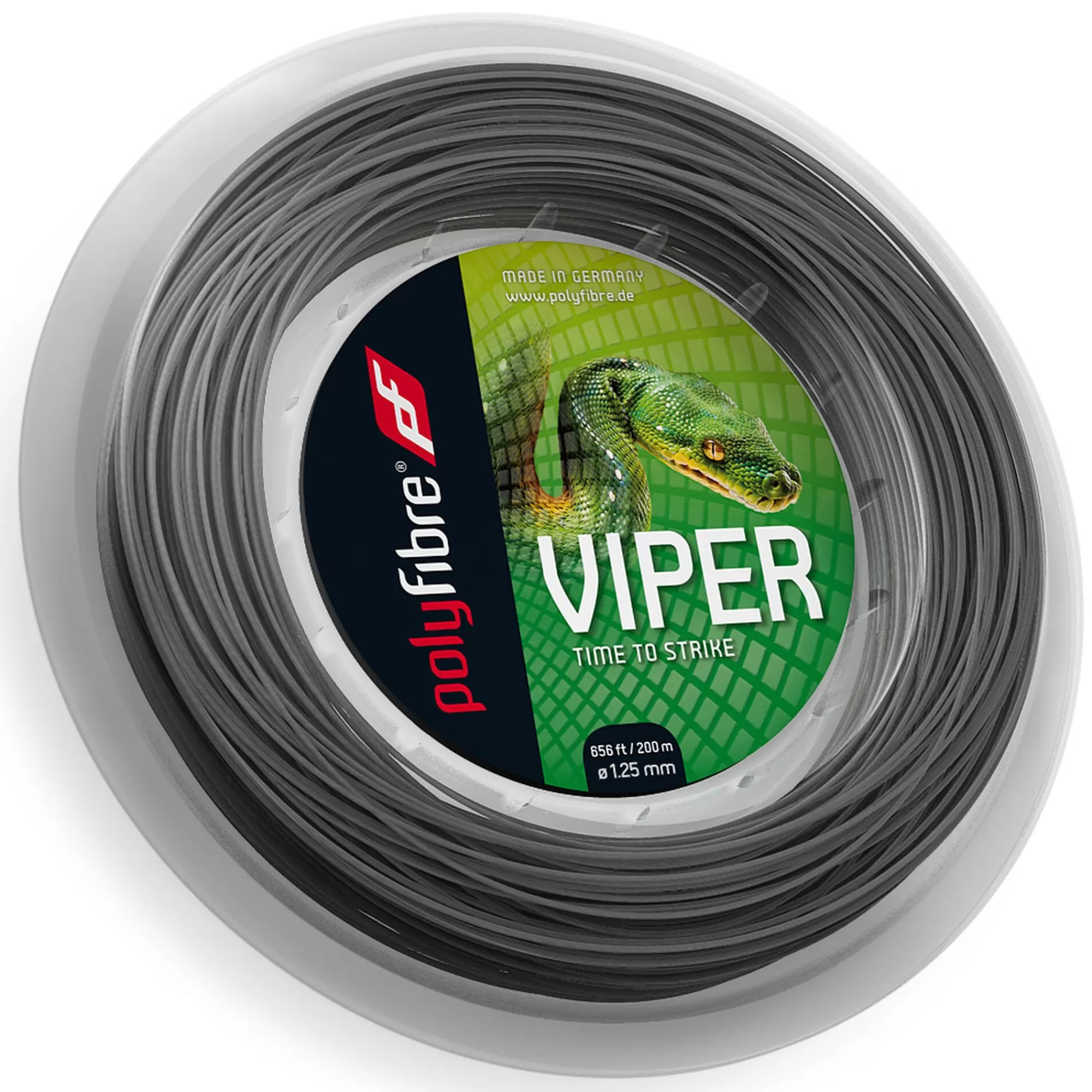 Viper String Reel 200m - Grey>Polyfibre Store