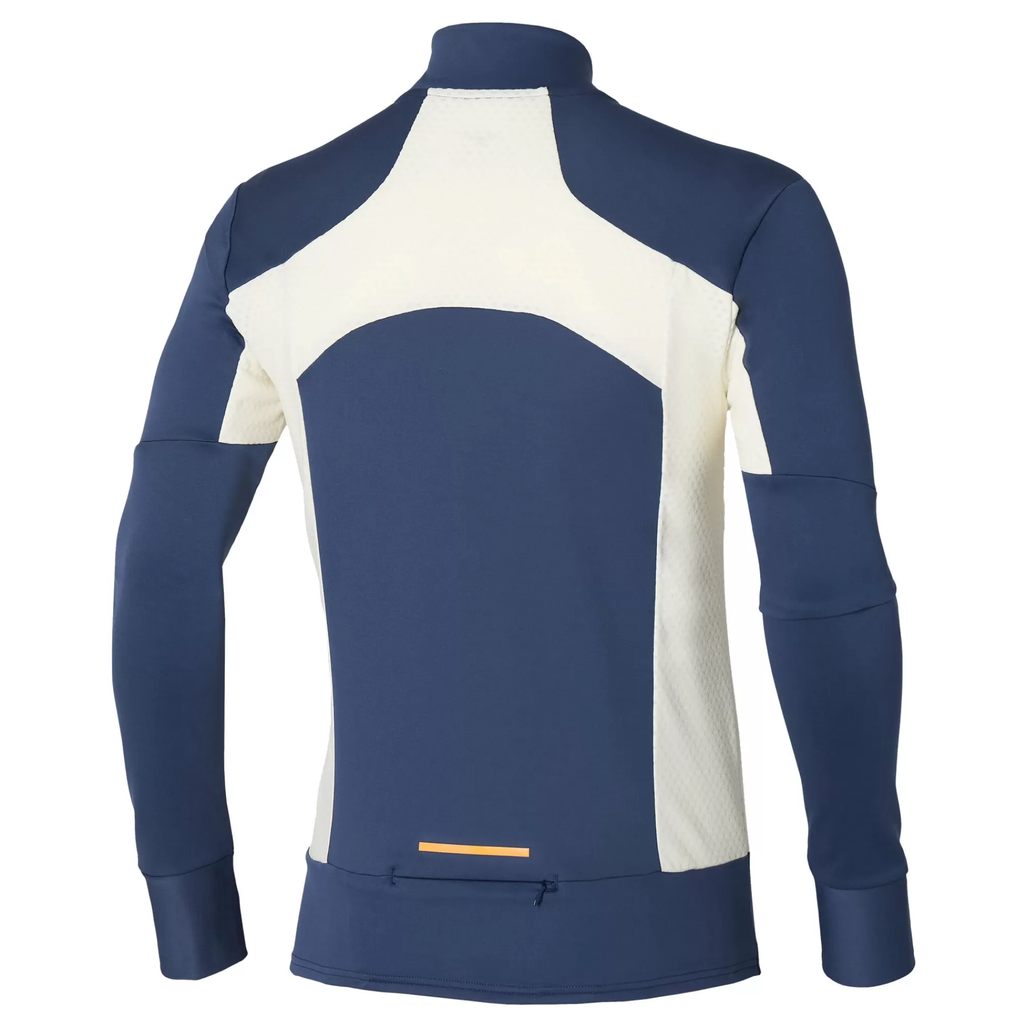 Warmalite HZ Running Shirt Men - Dark Blue, Cream>Mizuno Sale