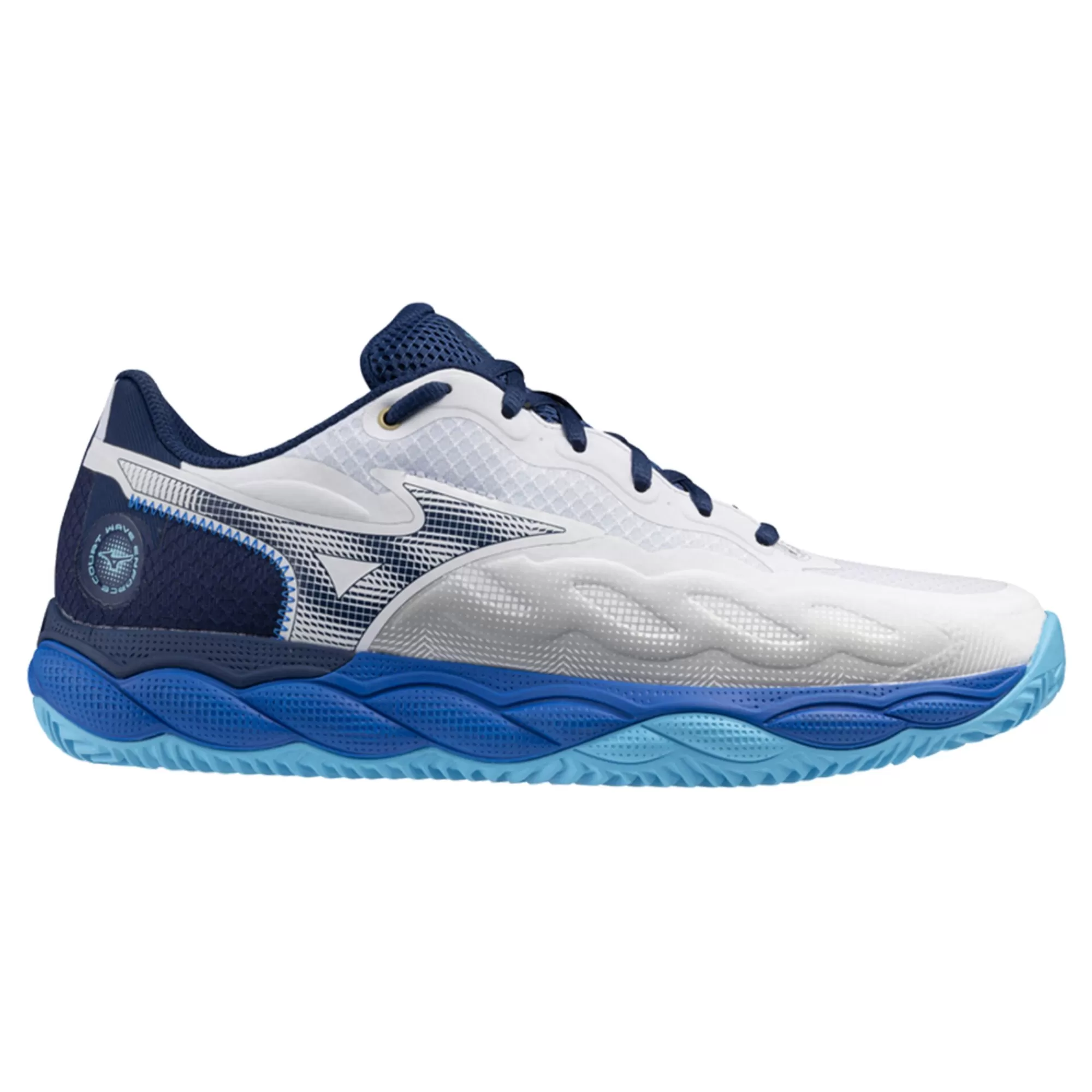 Wave Enforce Court Clay Court Shoe Men - White, Blue>Mizuno Cheap