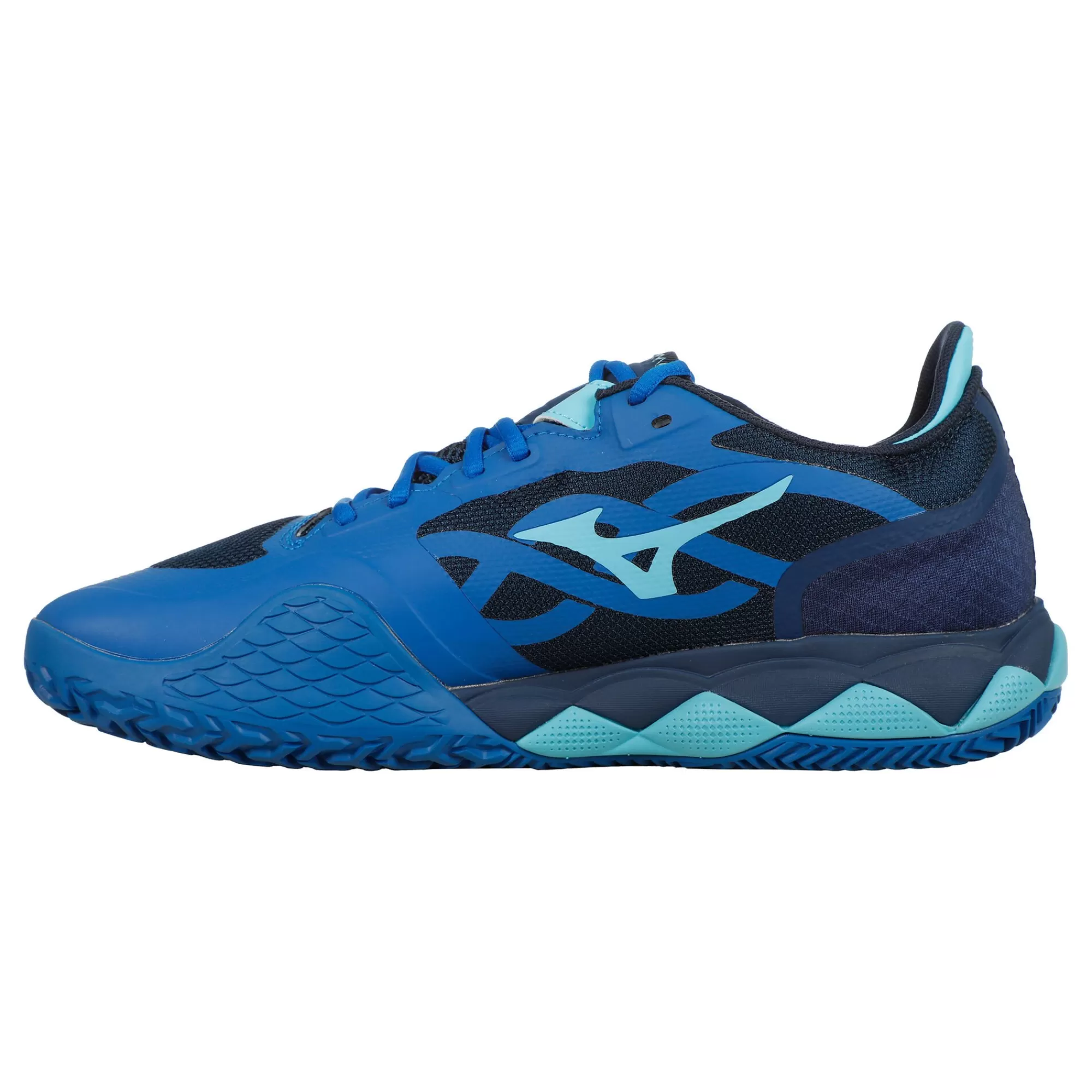 Wave Enforce Tour Clay Court Shoe Men - Blue, White>Mizuno Best Sale