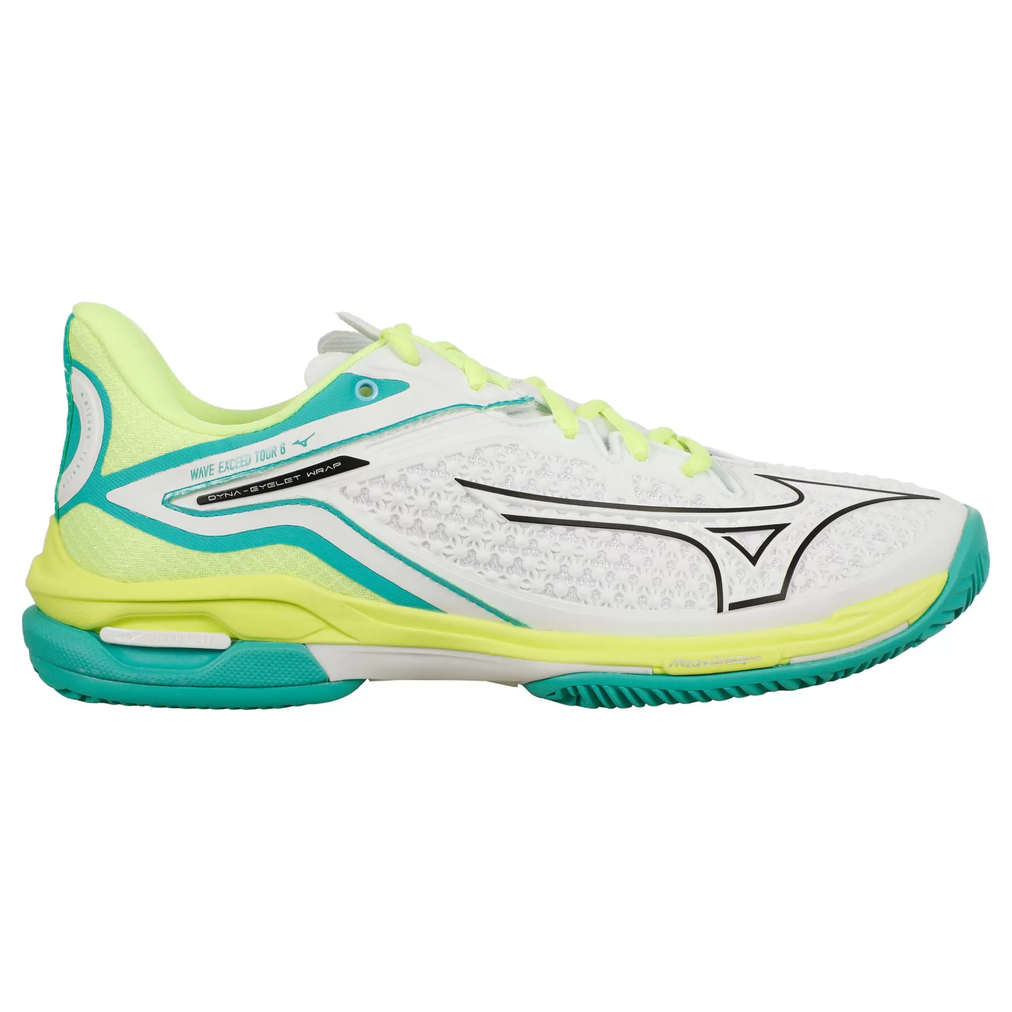 Wave Enforce Tour Clay Court Shoe Women - White, Black>Mizuno Flash Sale