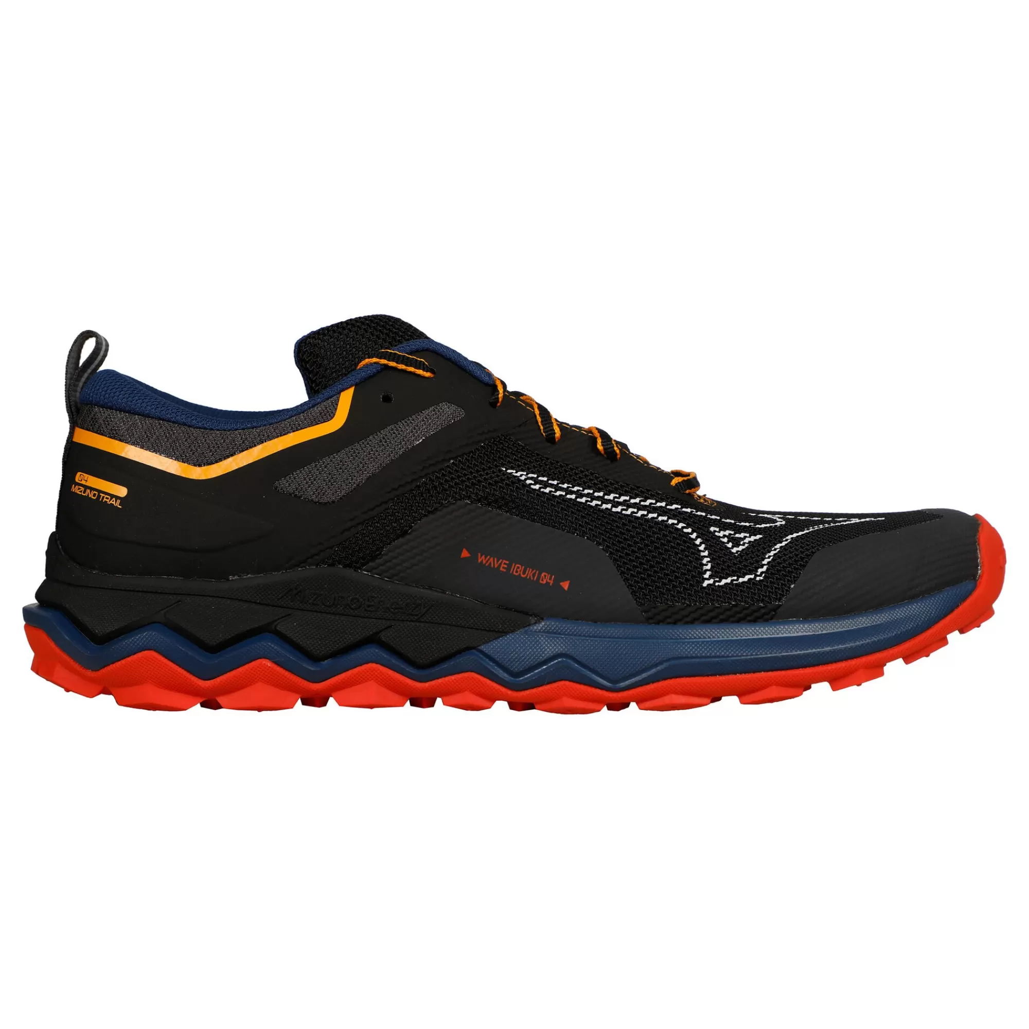 Wave Ibuki 4 Trail Running Shoe Men - Black, Orange>Mizuno Sale