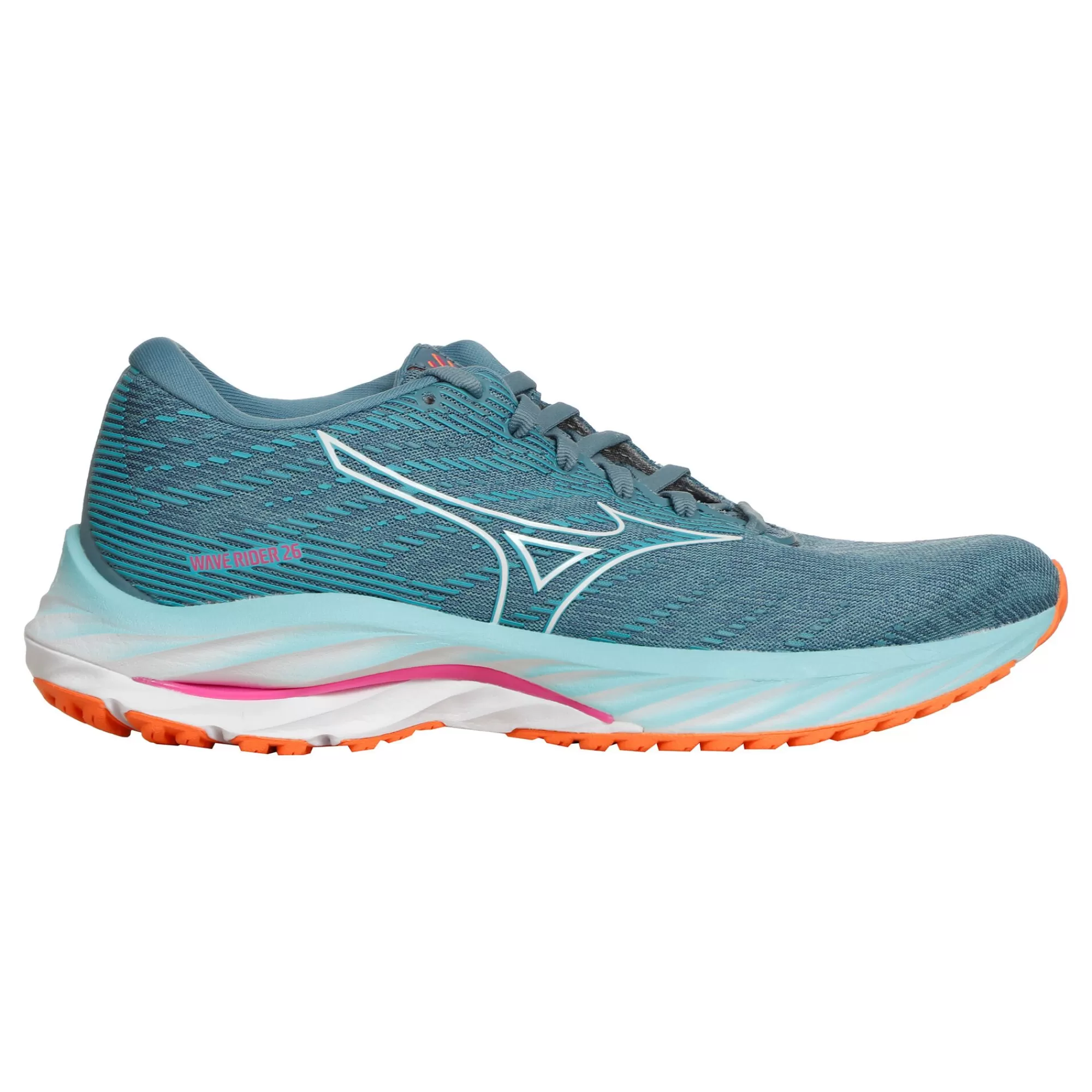 Wave Rider 26 Neutral Running Shoe Women - Blue, White>Mizuno Online