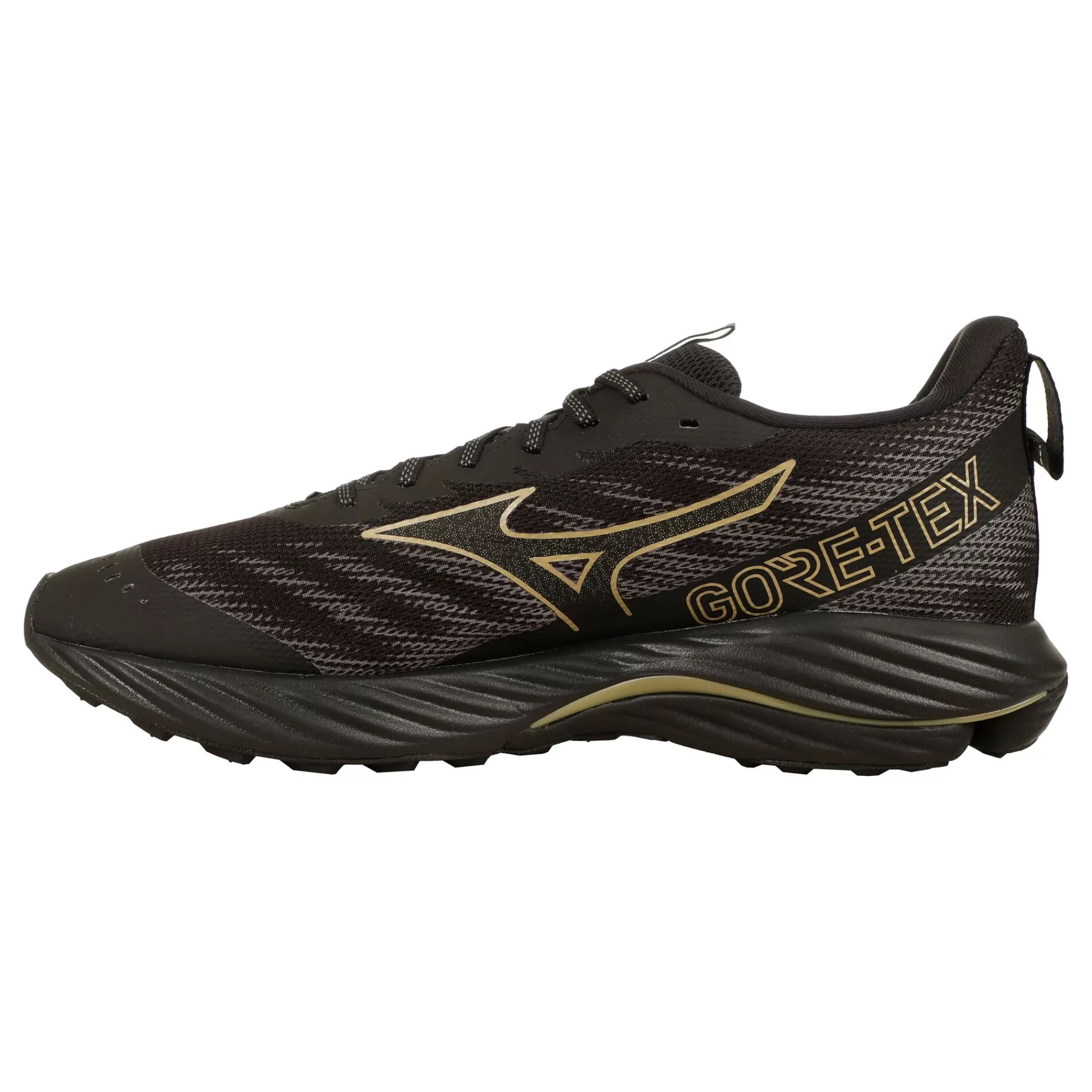 Wave Rider GTX 2 Trail Running Shoe Men - Black, Gold>Mizuno Best Sale