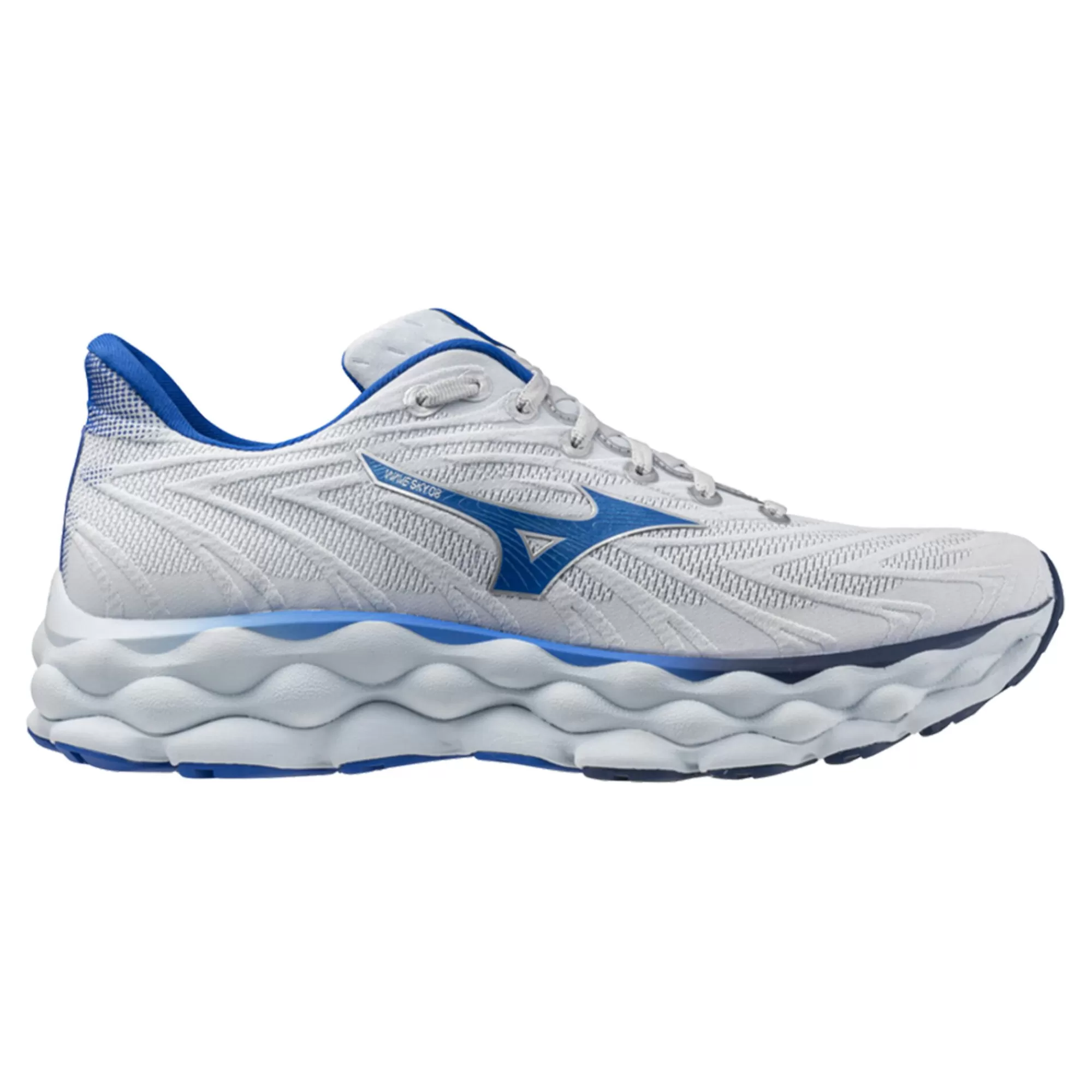 Wave Sky 8 Neutral Running Shoe Men - Grey, Blue>Mizuno Sale