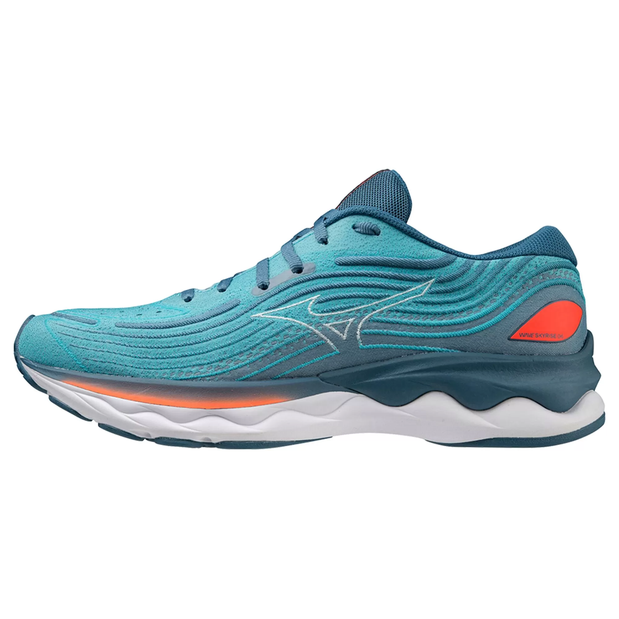 Wave Skyrise 4 Neutral Running Shoe Men - Blue, Orange>Mizuno Flash Sale