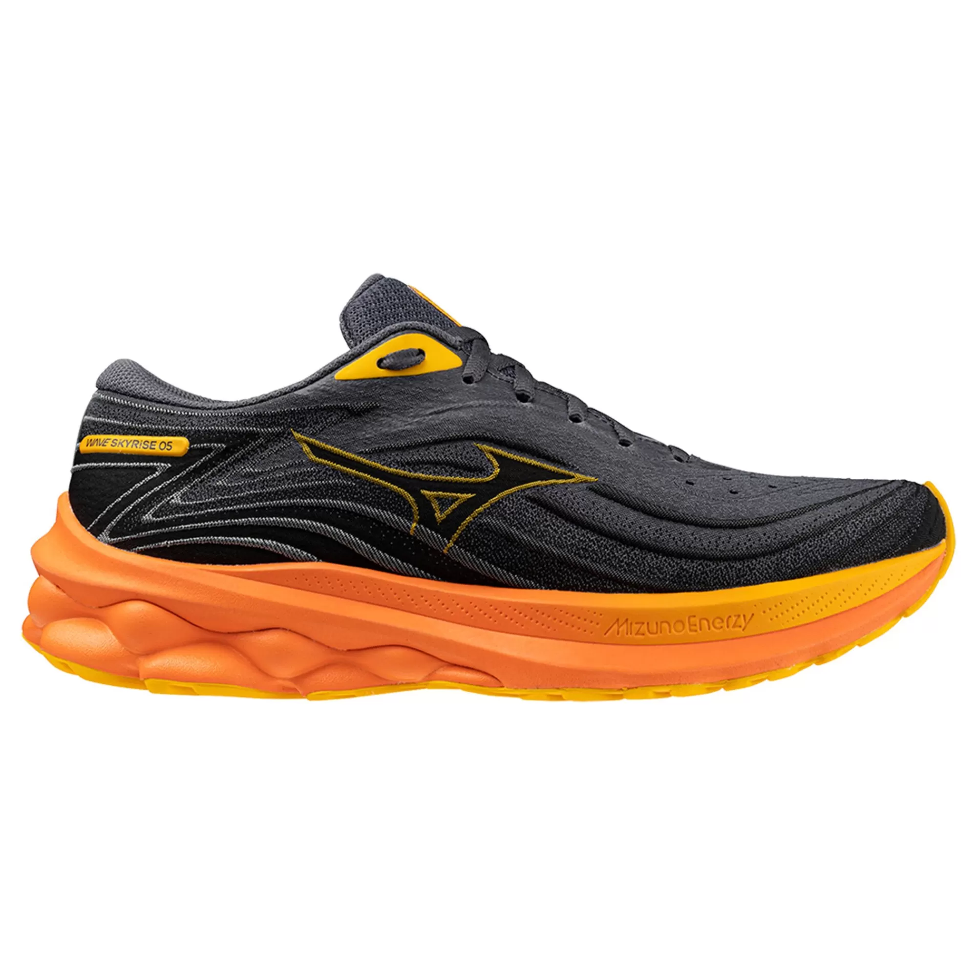 Wave Skyrise 5 Neutral Running Shoe Men - Dark Grey, Orange>Mizuno Clearance