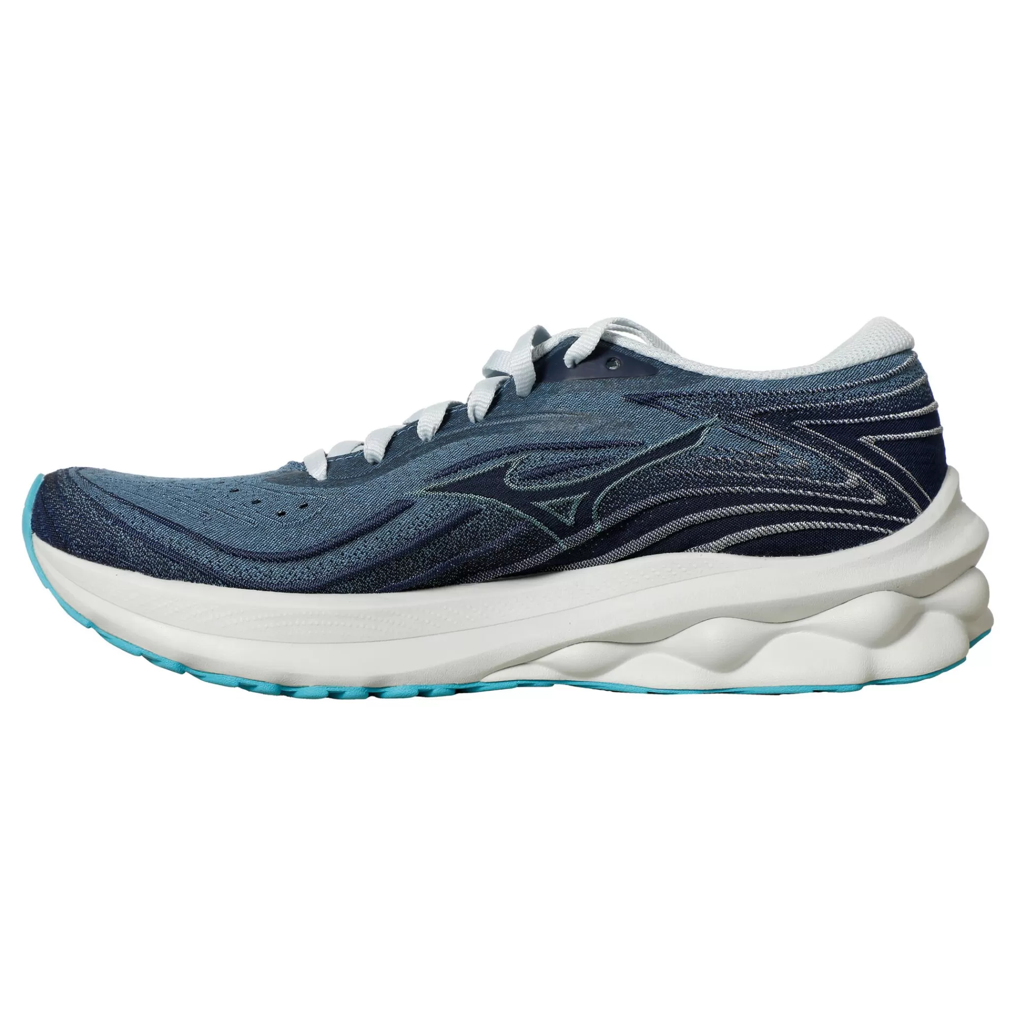 Wave Skyrise 5 Neutral Running Shoe Women - Blue, Grey>Mizuno Cheap