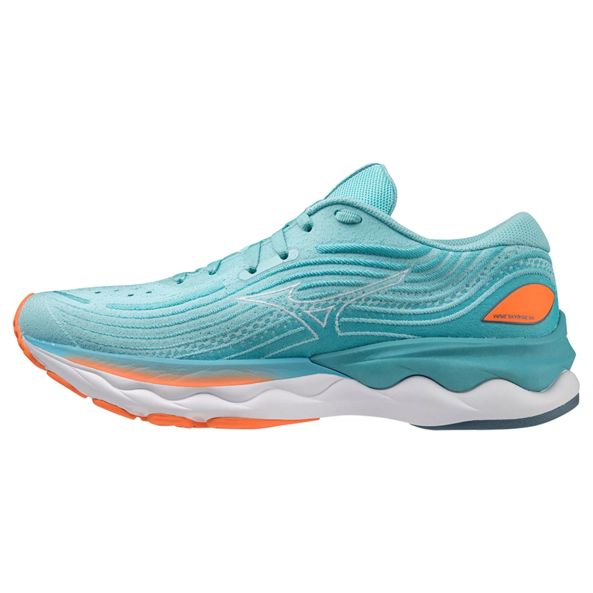 Wave Skyrise 4 Neutral Running Shoe Women - Blue, White>Mizuno Clearance