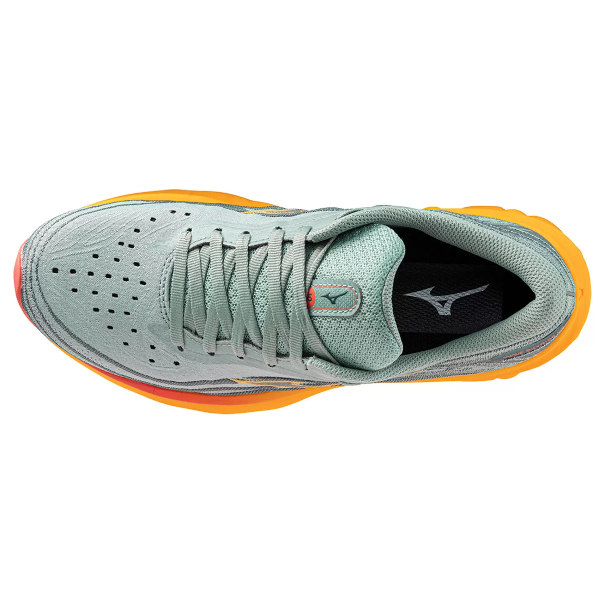 Wave Skyrise 5 Neutral Running Shoe Women - Grey, Orange>Mizuno Cheap