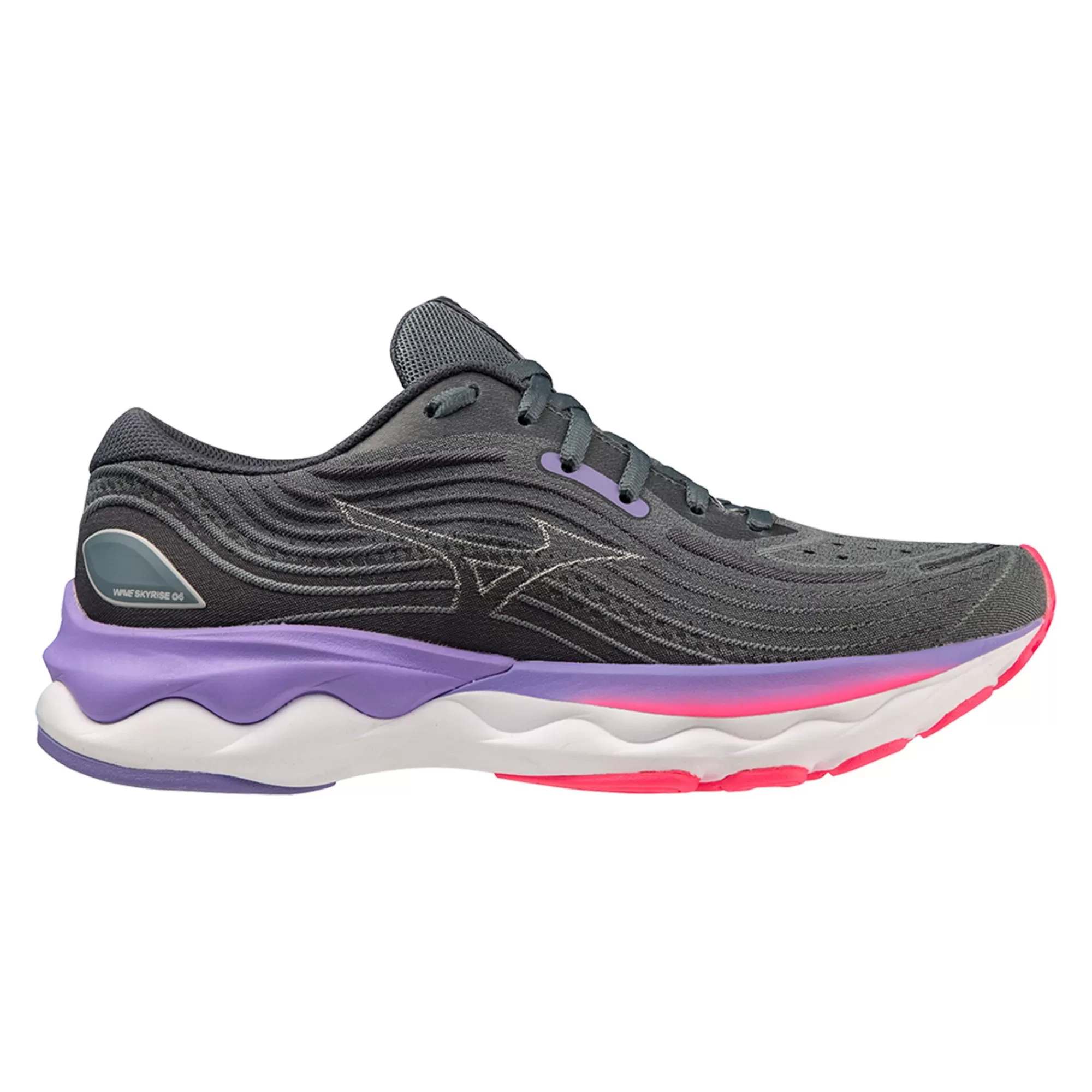 Wave Skyrise 4 Neutral Running Shoe Women - Grey, Violet>Mizuno New
