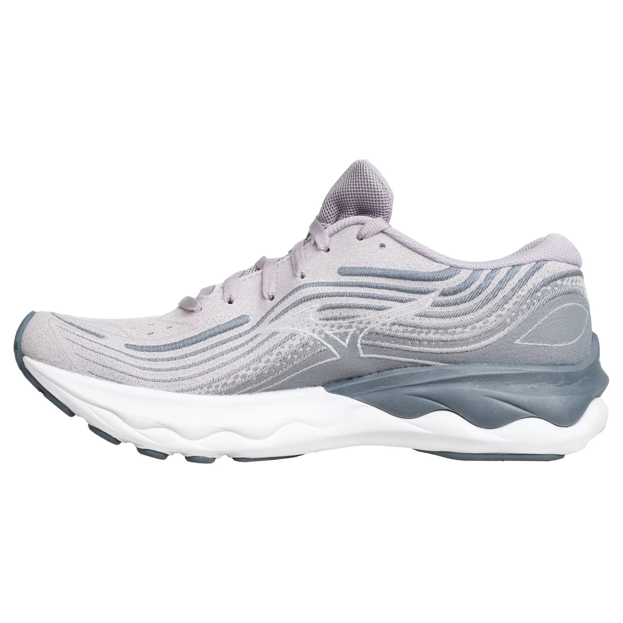 Wave Skyrise 4 Neutral Running Shoe Women - Grey, White>Mizuno Fashion