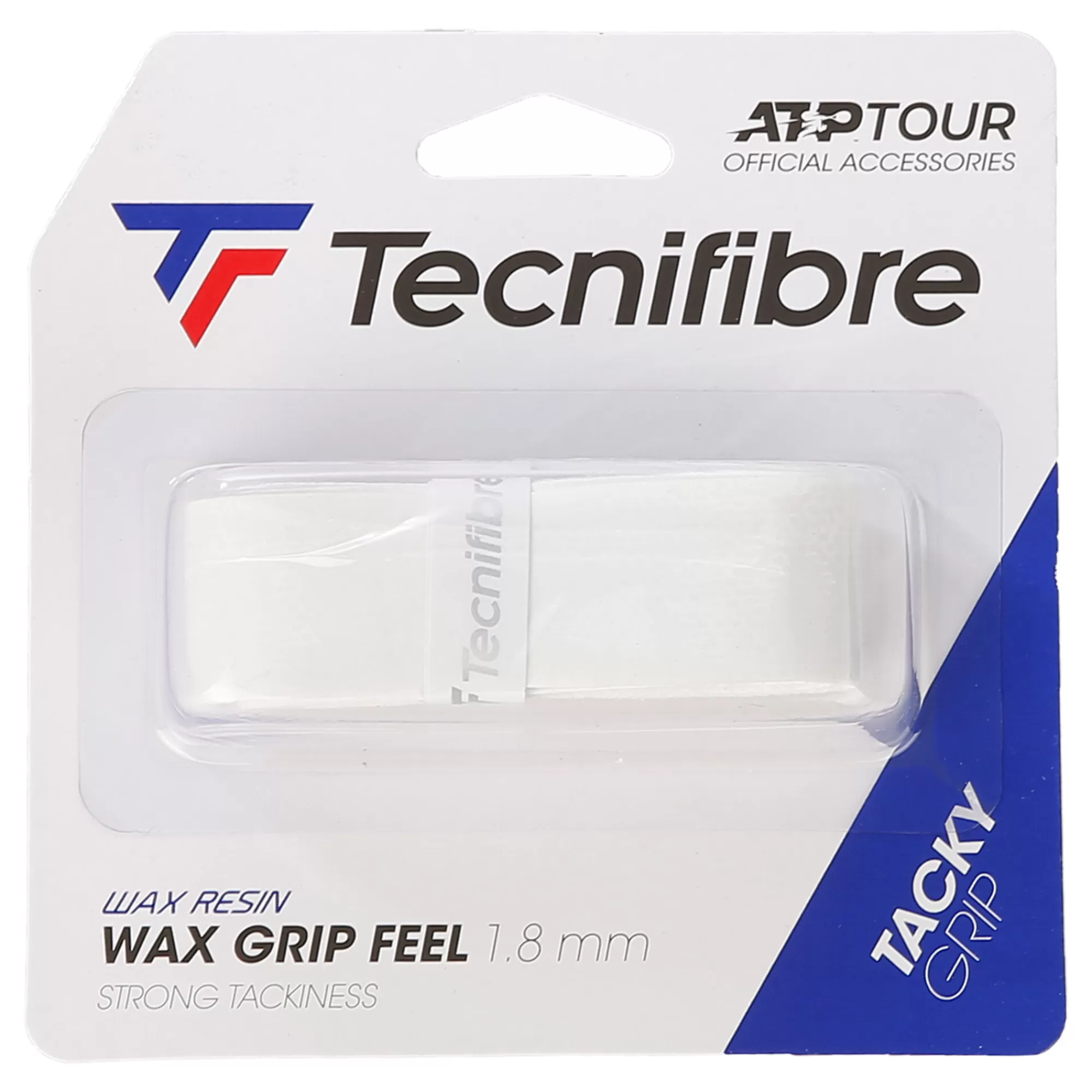 Wax Feel Grip 1 Pack - White>Tecnifibre Clearance