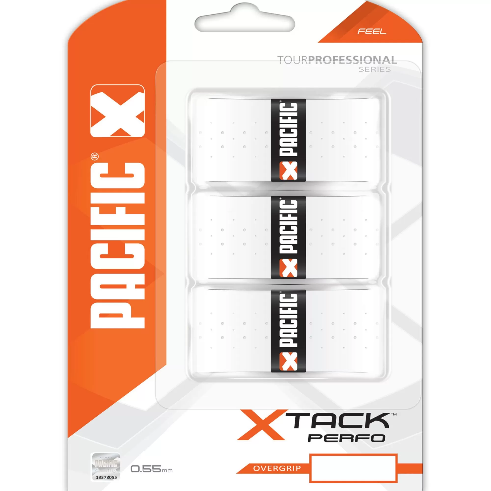 X Tack Pro Perfo 3 Pack - White>Pacific Online