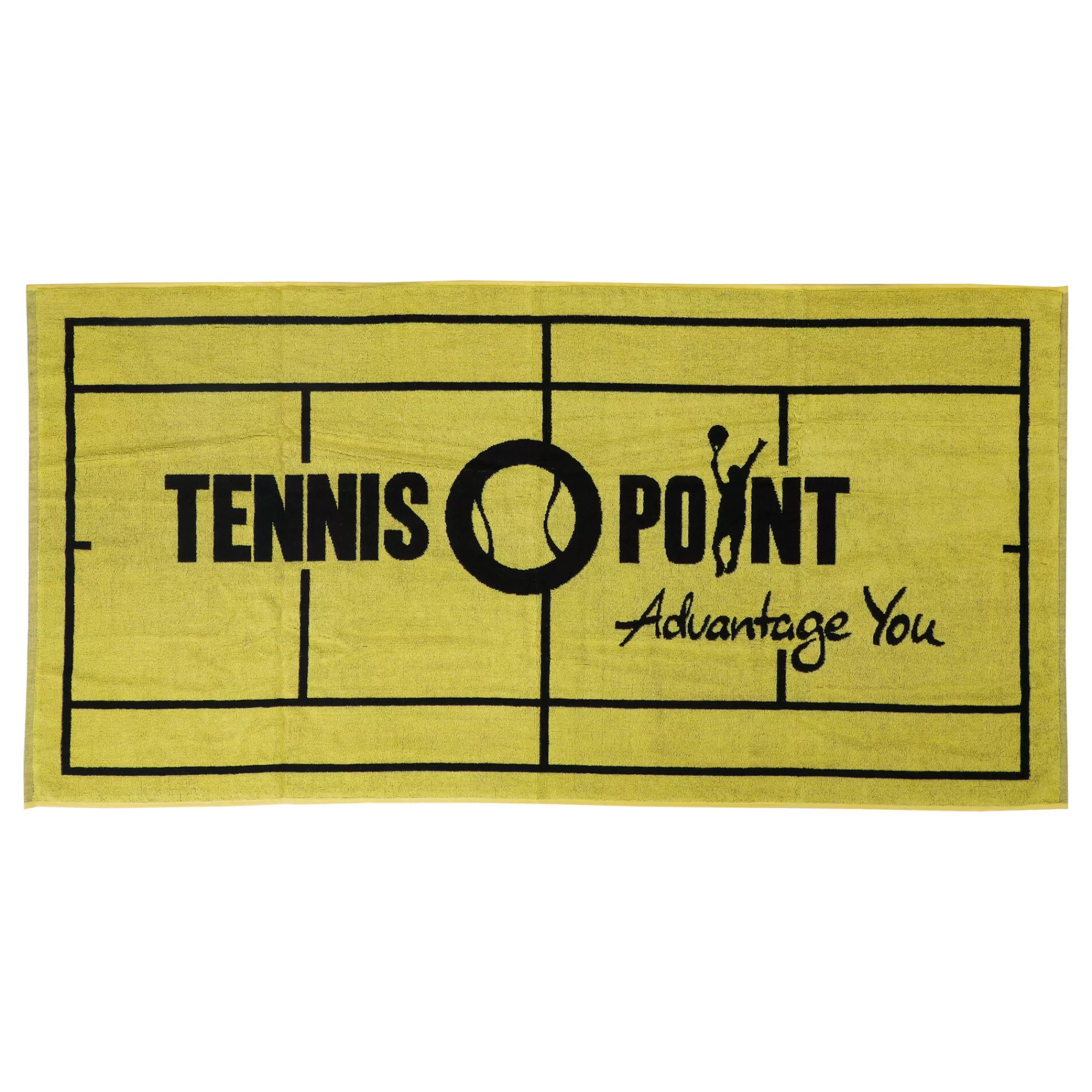 70x140 Towel - Yellow, Black>Tennis-Point Flash Sale