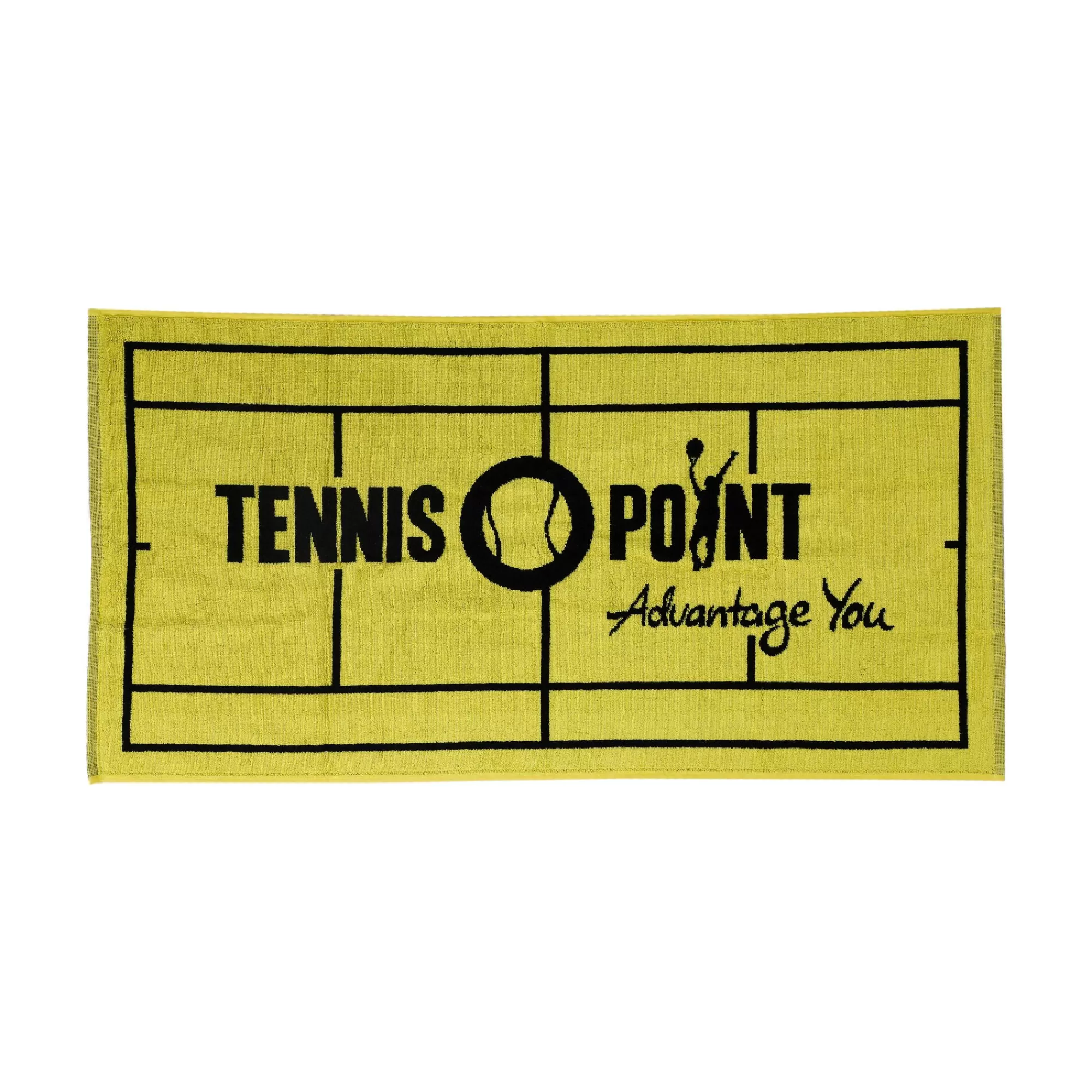 50x100 Towel - Yellow, Black>Tennis-Point Online