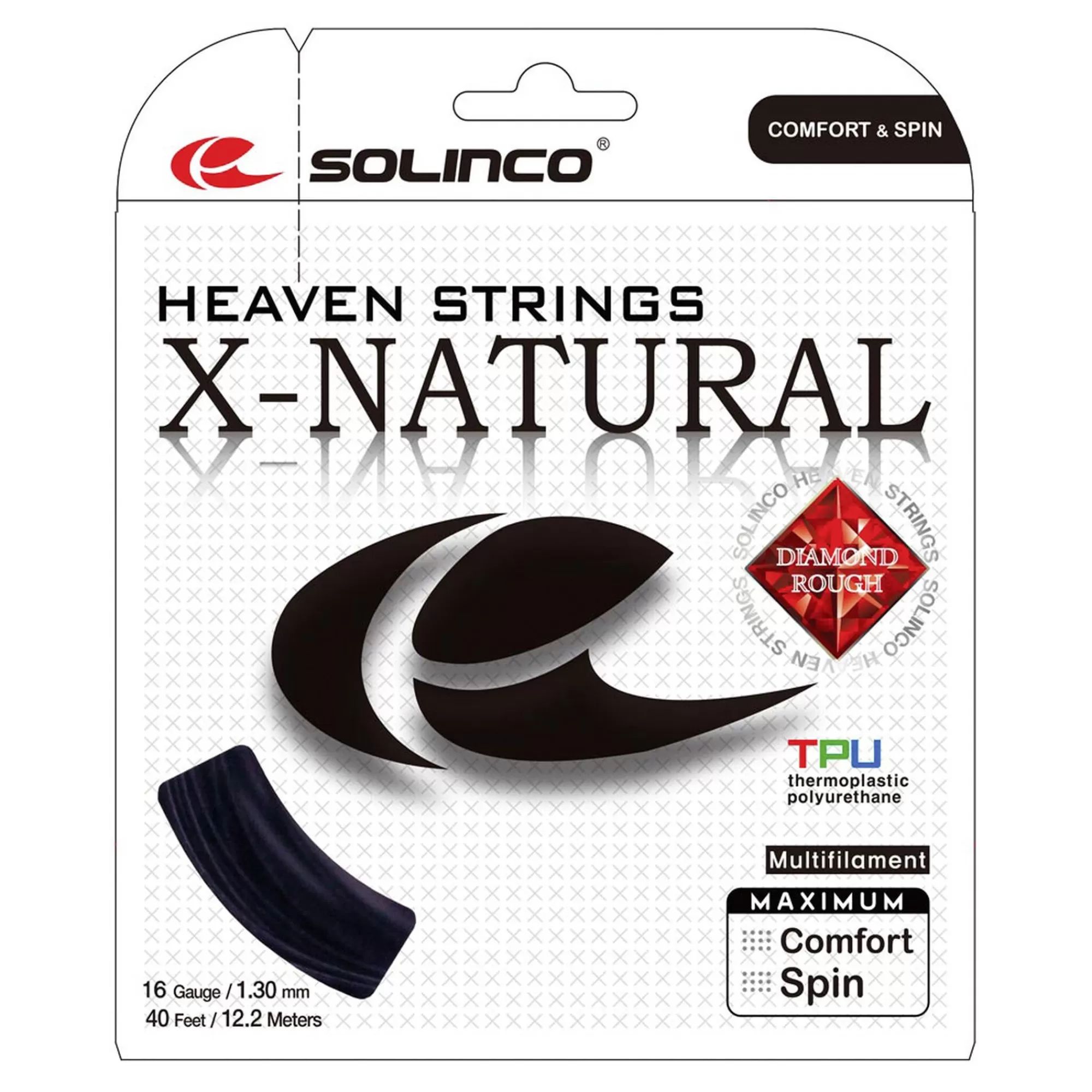 X-Natural String Set 12,2m - Black>Solinco Fashion