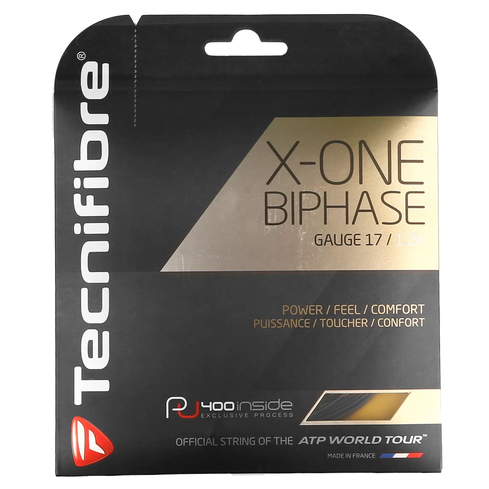 X-One Biphase String Set 12,2m - Black>Tecnifibre Flash Sale