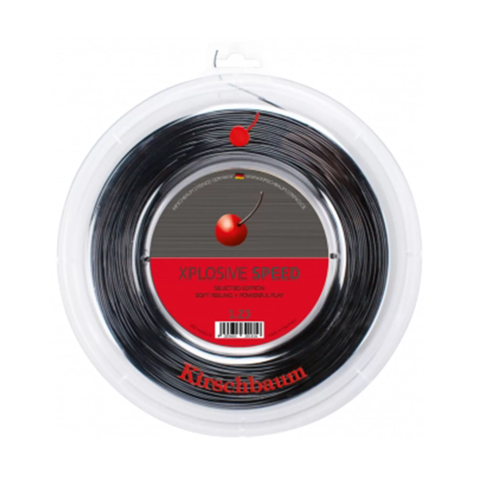 Xplosive Speed String Reel 200m - Black>Kirschbaum Online