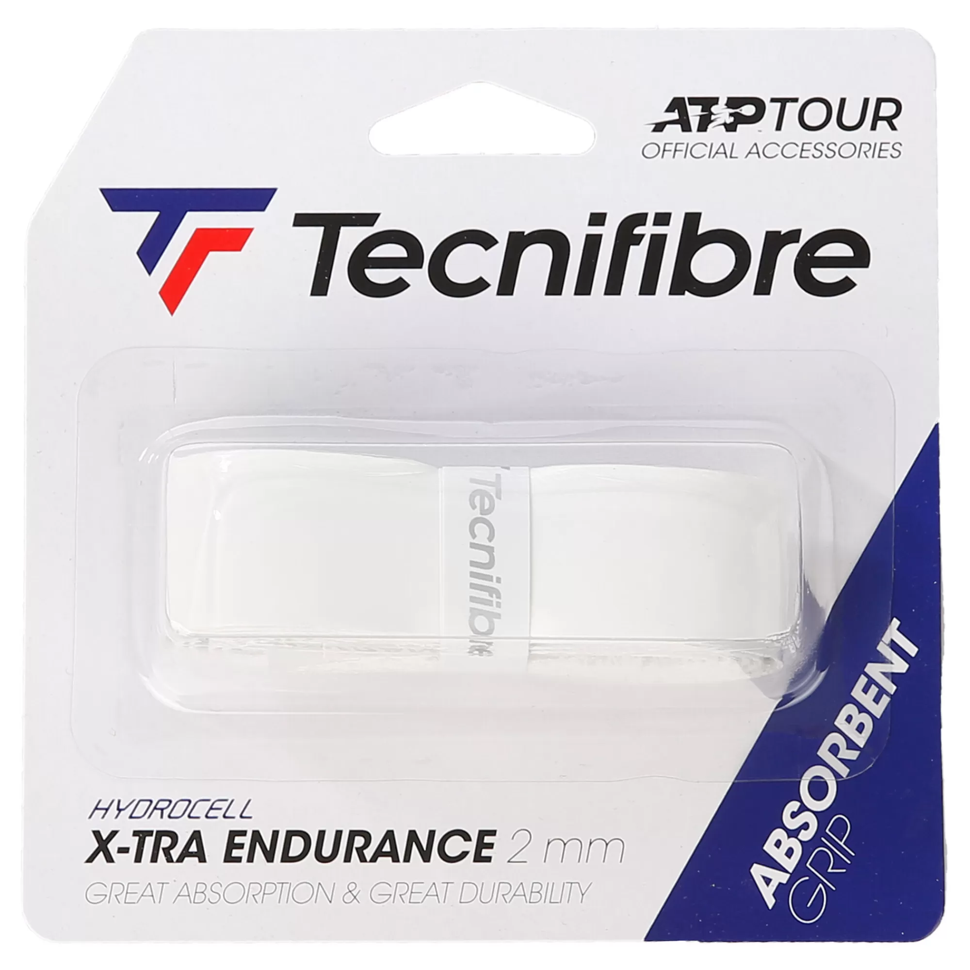 X-TRA Endurance 1 Pack - White>Tecnifibre Cheap