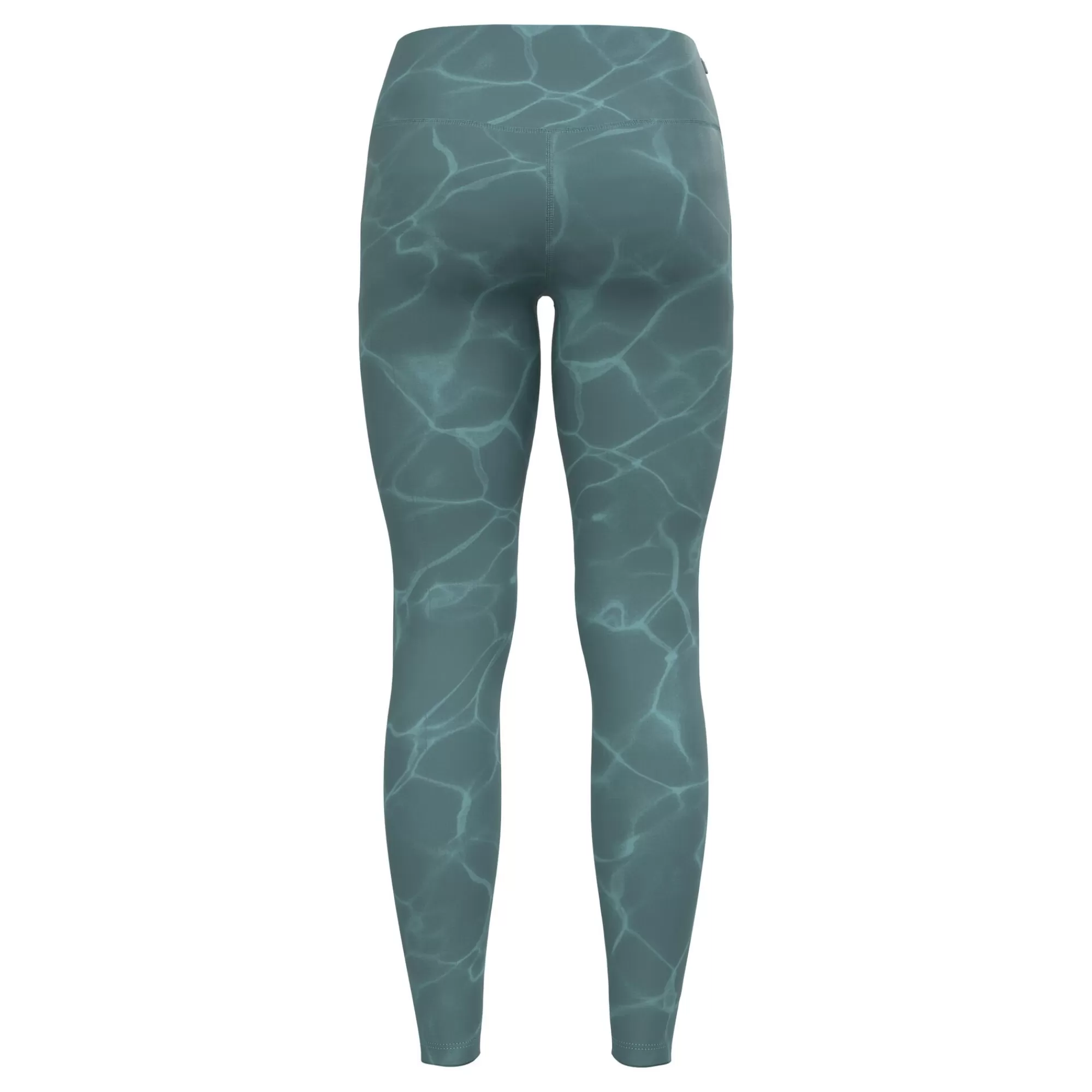 Zeroweight Print Running Tights Women - Blue Grey>Odlo Best