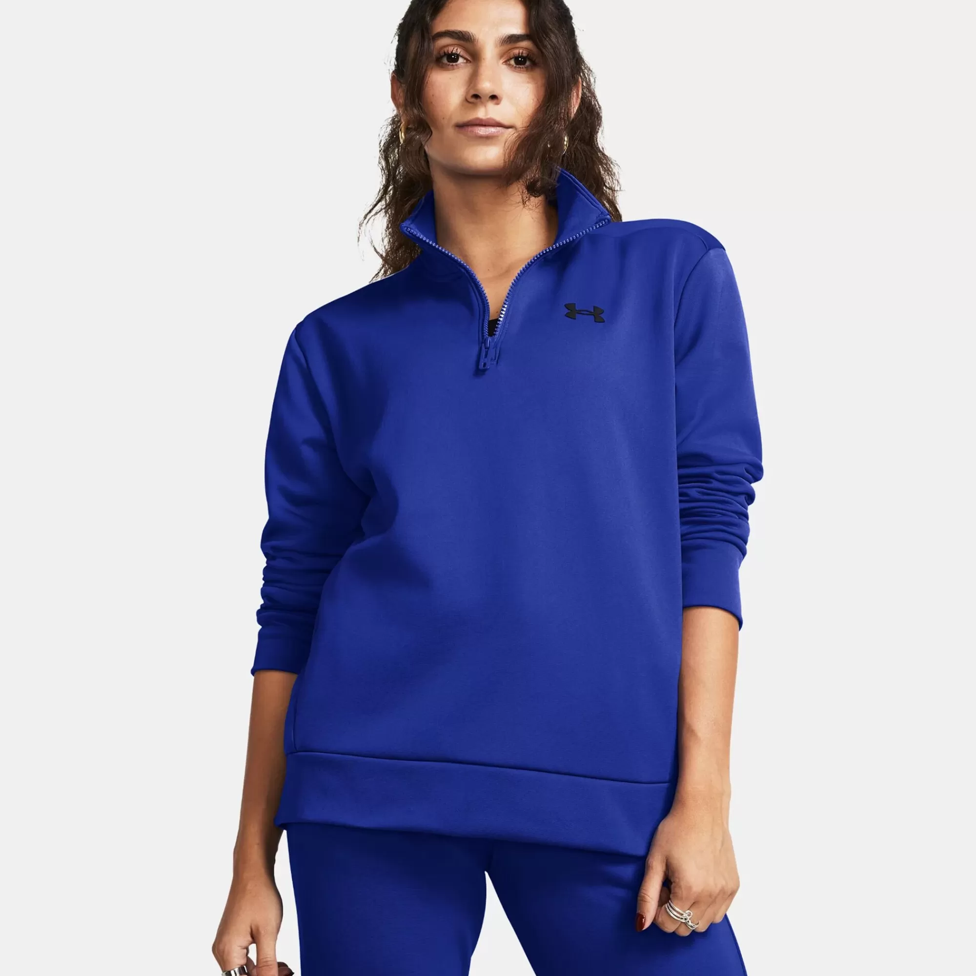 1/4 Zip Long Sleeve Women - Dark Blue>Under Armour Store