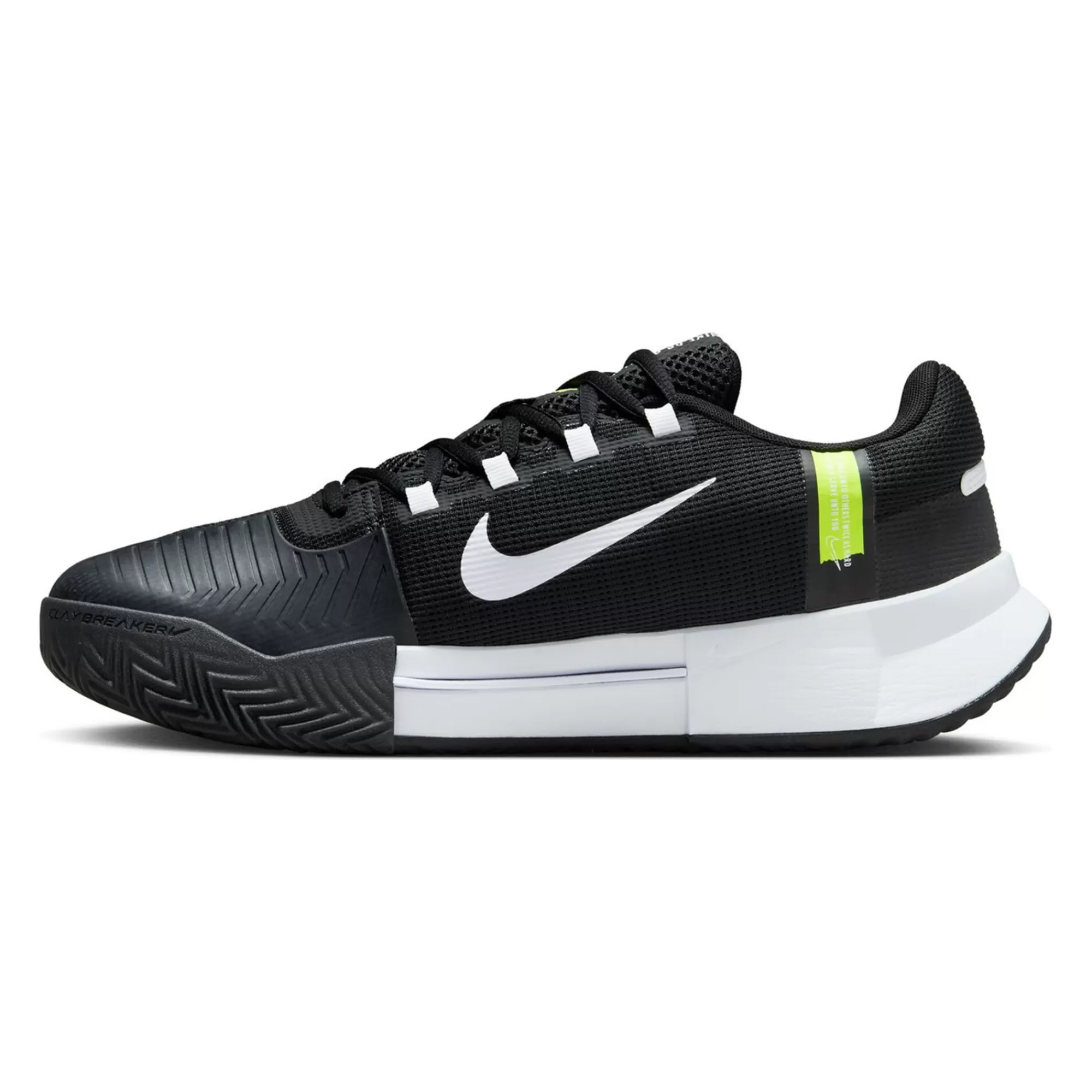 Zoom GP Challenge 1 Clay Court Shoe Men - Black, White>Nike New