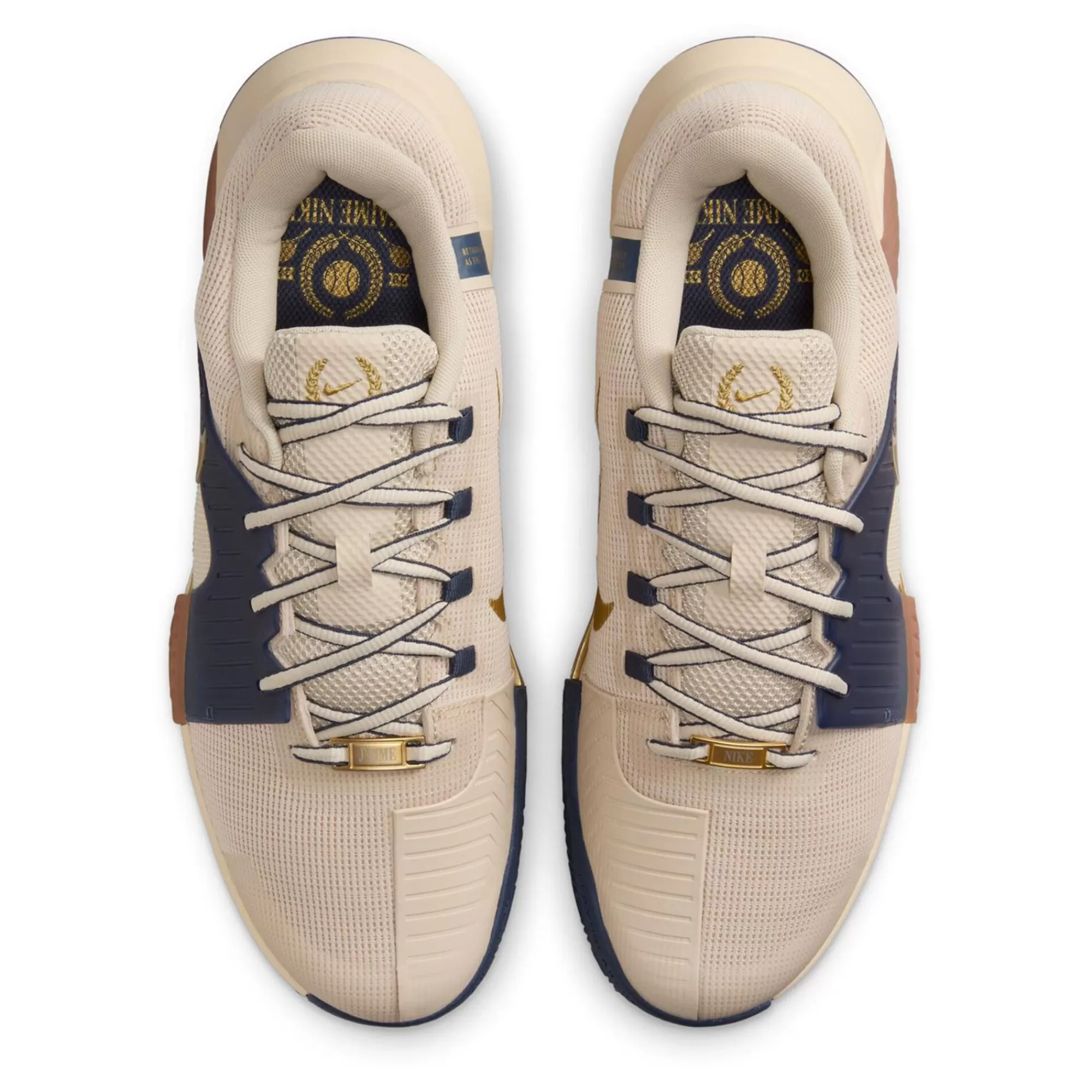 Zoom GP Challenge 1 PRM Clay Court Shoe Men - Beige, Dark Blue>Nike New